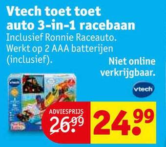 Vtech toet toet auto 3-in-1 racebaan
