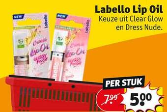 Kruidvat Labello lip oil aanbieding