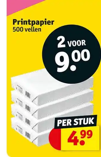 Kruidvat Printpapier aanbieding