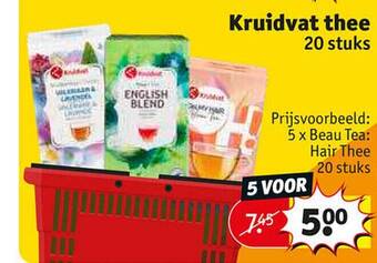 Kruidvat Kruidvat thee aanbieding