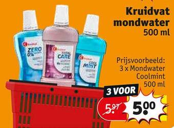 Kruidvat Kruidvat mondwater aanbieding