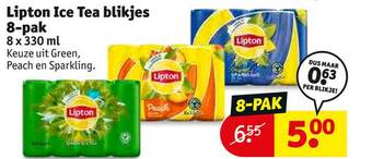 Kruidvat Lipton ice tea blikjes aanbieding