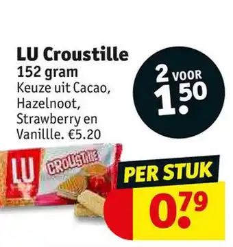 Kruidvat Lu croustille aanbieding