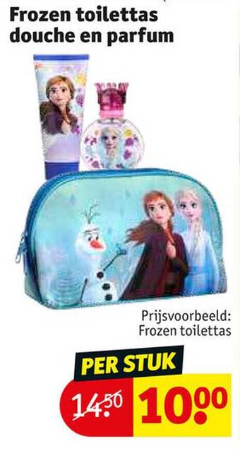 Kruidvat Frozen toilettas douche en parfum aanbieding