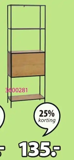 Jysk Trappedal rek b40xh120xd29 cm aanbieding