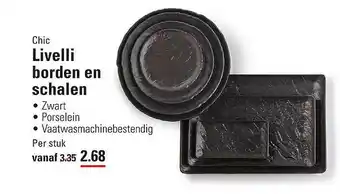 Chic Livelli Borden En Schalen