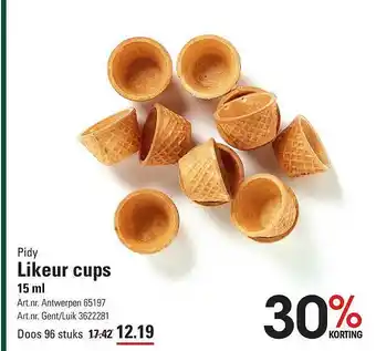 Pidy Likeur Cups 15ml