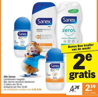 Albert Heijn Sanex aanbieding
