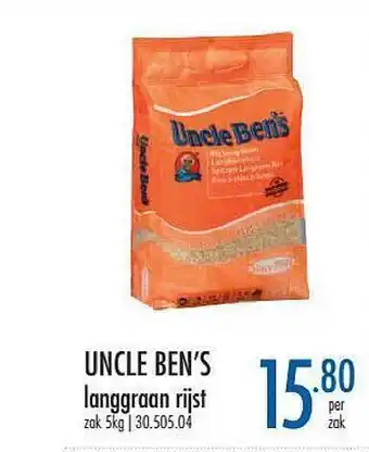 Horeca totaal Unvle Ben's Langgraan Rijst aanbieding