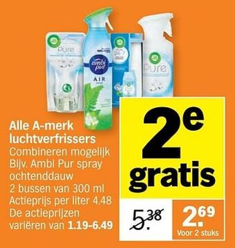 Ambi pur spray ochtenddauw