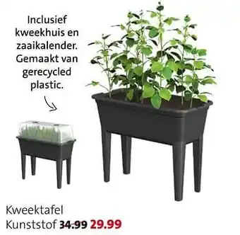 Kweektafel kunststof