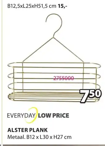 Jysk Alster plank b12xl30xh27 cm aanbieding