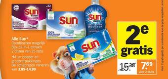 Albert Heijn Alle sun* aanbieding