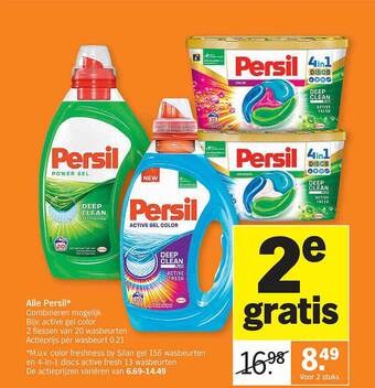 Albert Heijn Alle persil* aanbieding