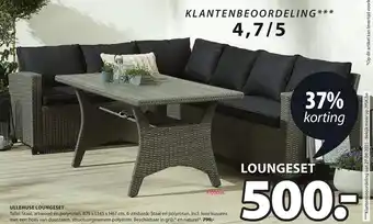 Jysk Vllehuse loungeset b75xl145xh67 cm aanbieding