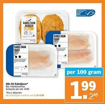 Kabeljauwhaasje 100g