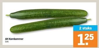 Albert Heijn Ah komkommer aanbieding