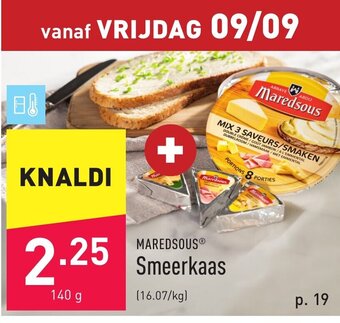 ALDI Smeerkaas 140g aanbieding