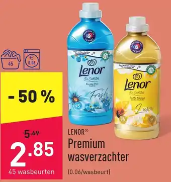 ALDI Premium wasverzachter aanbieding
