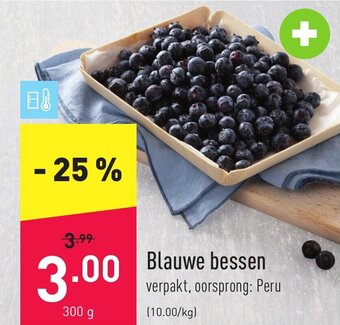 ALDI Blauwe bessen 300g aanbieding