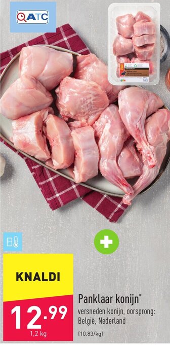 ALDI Panklaar konijn aanbieding