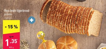 ALDI Vers bruin tijgerbrood 800g aanbieding
