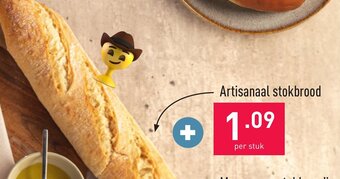 ALDI Artisanaal stokbrood aanbieding