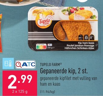 Gepaneerde kip, 2 st.