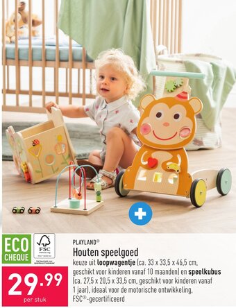 ALDI Houten speelgoed aanbieding