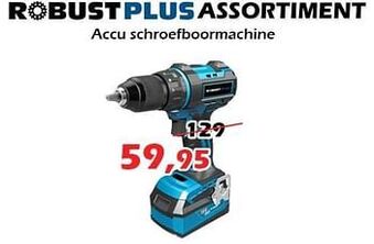 iTEK Robust plus assortiment accu schroefboormachine aanbieding