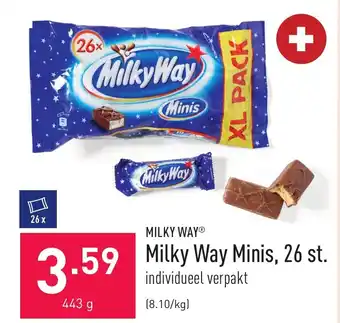 Milky way minis, 26 st. 443g