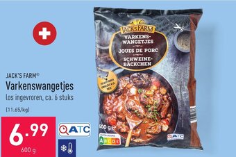 ALDI Varkenswangetjes 600g aanbieding