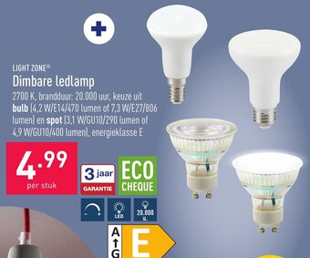 ALDI Dimbare ledlamp aanbieding