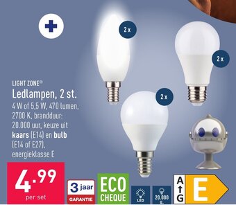 ALDI Ledlampen, 2 st. aanbieding