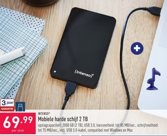 Mobiele harde schijf 2 TB