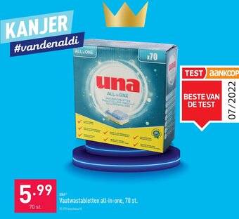 ALDI Vaatwastabletten all-in-one, 70 st. aanbieding