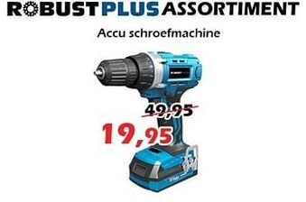 iTEK Robust plus assortiment accu schroefmachine aanbieding