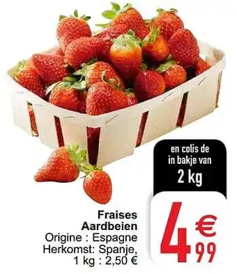 Fraises aardbeien 2kg