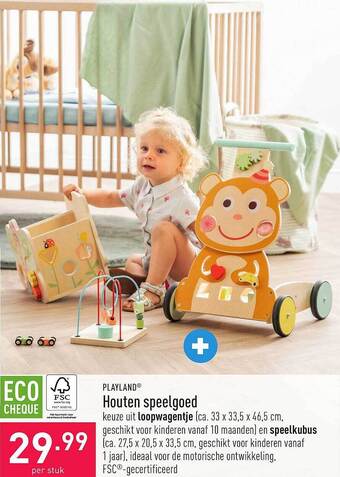 ALDI Houten speelgoed aanbieding