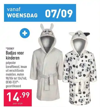 ALDI Badjas voor kinderen aanbieding