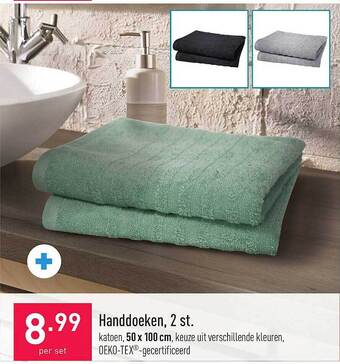 ALDI Handdoeken, 2 st aanbieding
