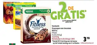 Graanrepen met chocolade nestle