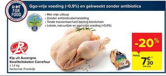 Carrefour Kip uit auvergne aanbieding