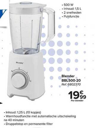 Carrefour Blender aanbieding