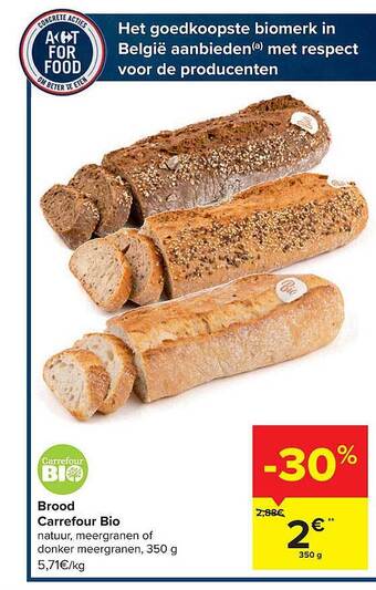Carrefour Brood aanbieding