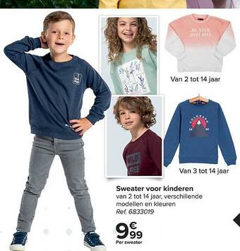 Carrefour Sweater voor kinderen aanbieding