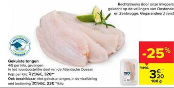 Carrefour Market Gekuiste tongen aanbieding