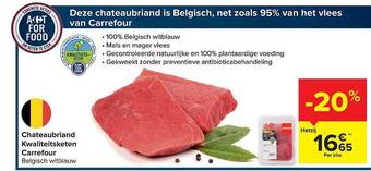 Carrefour Market Chateaubriand aanbieding