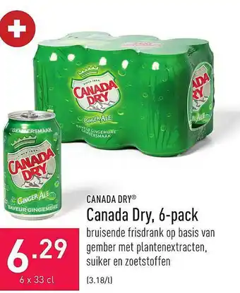 ALDI Canada dry, 6pack aanbieding