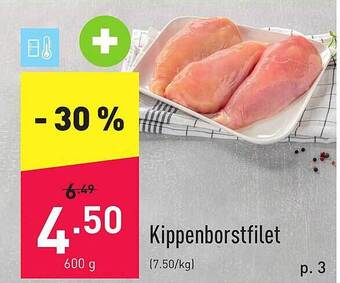 ALDI Kippenborstfilet aanbieding